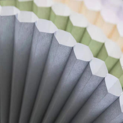 Cortinas de panal de miel de control personalizado e inteligente fáciles de instalar para su casa