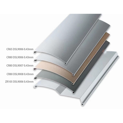 Manual de tipo abierto sofisticada de personalización de bobinas de aluminio persianas para un aspecto refinado
