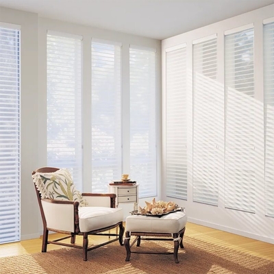 Tamaño personalizado Ventana de estructura horizontal Shangrila ciego con servicio postventa 24 horas