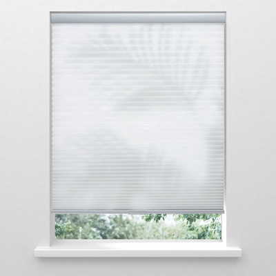 WELLSOURCE Sombras celulares sin cable sin perforación Blinds de panal de miel apagado para ventanas dormitorio, oficina fácil de instalar