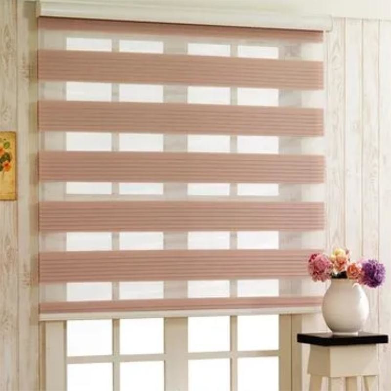 Personalización Sí Moderna Zebra Blind para sombreado de día y noche Blinds de poliéster